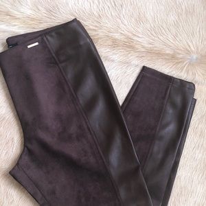 Marc New York / Andrew Marc  faux leather and suede pants